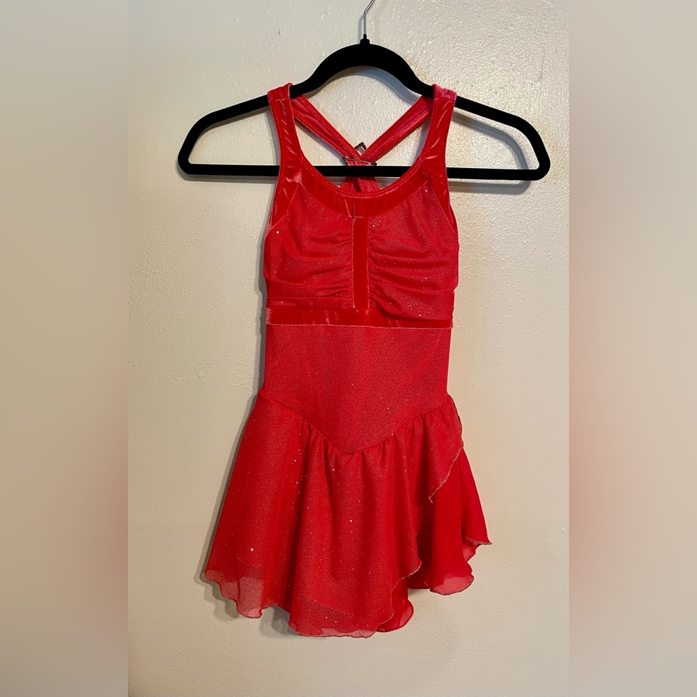 Jerry’s Skating World Hot Pink Ice Skating Dress